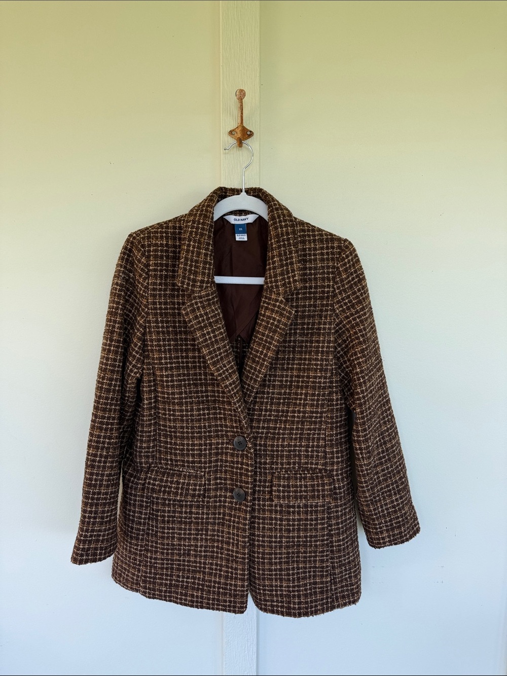 Old Navy tweed blazer